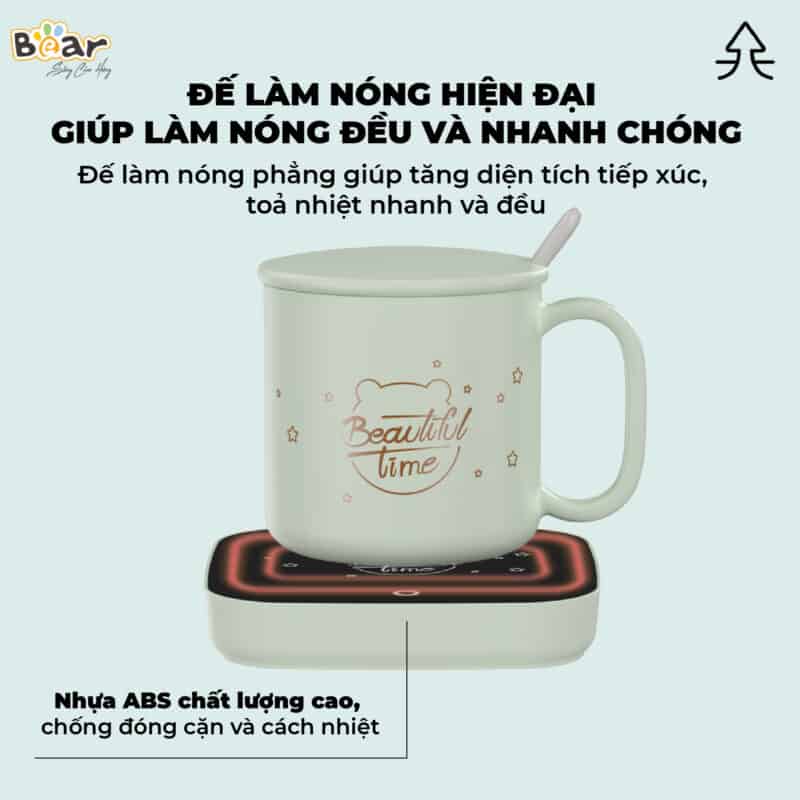 Đế hâm nóng đồ uống Bear DRBD-C16J5. Hàng chính hãng