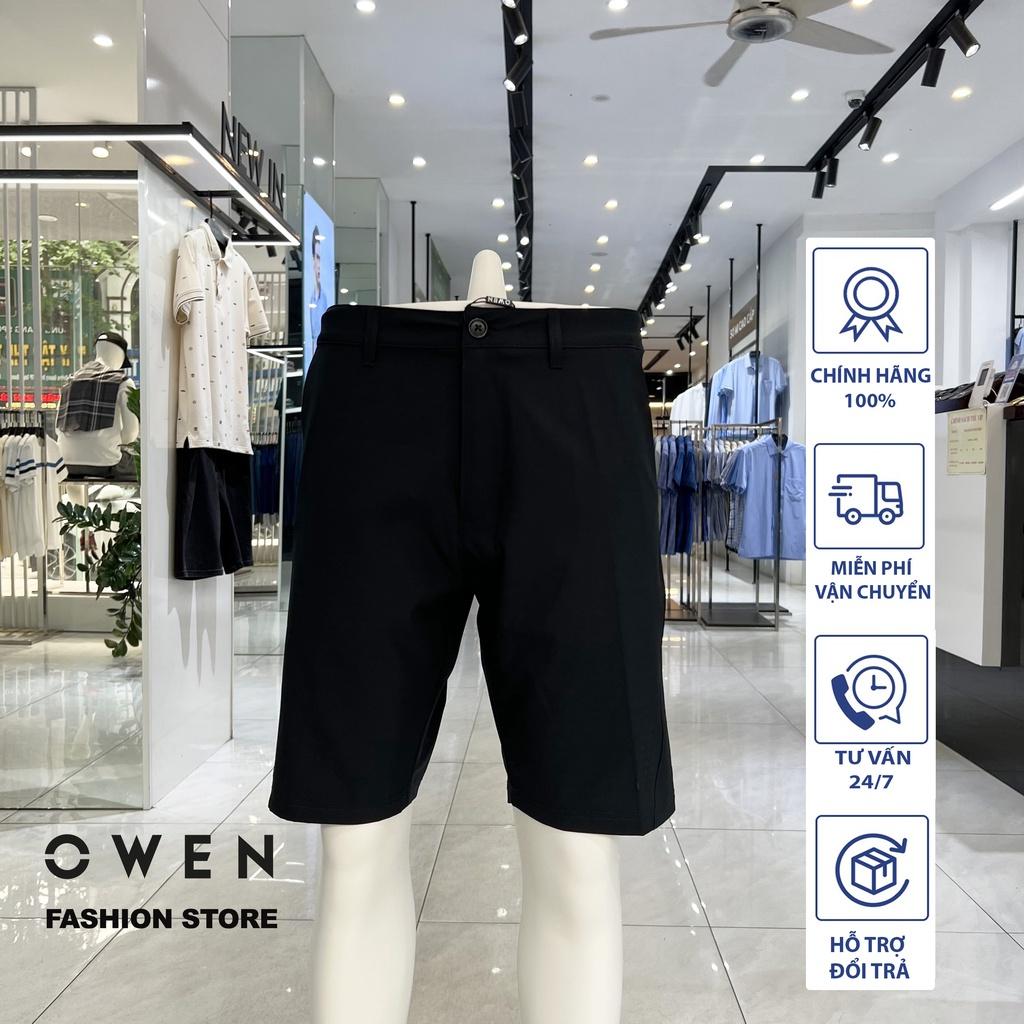 Quần short nam owen màu xanh navy đậm SS231419