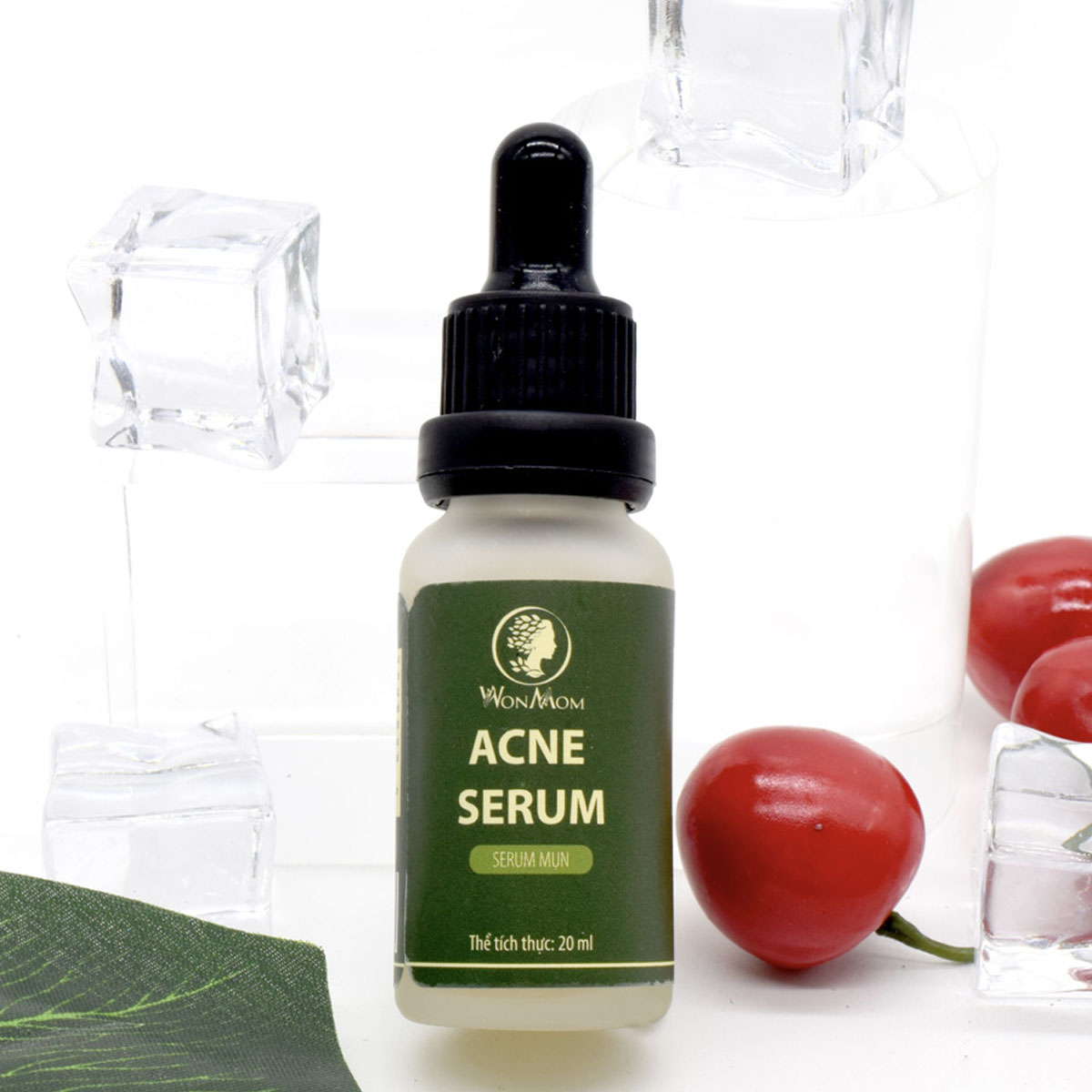 Serum Hỗ Trợ Trị Mụn, Mờ Thâm Cho Mẹ Bầu Và Sau Sinh Wonmom Chai 20ml