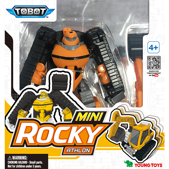 Đồ Chơi Lắp Ráp Young Toys - Mini Tobot Rocky