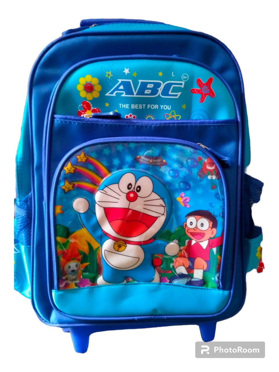 Balô kéo cho học sinh cấp ,balo cho bé trai-màu xanh ACB