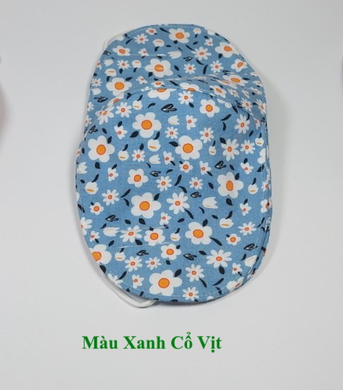 KHẨU TRANG NỮ Loại che tai bo tròn In hình hoa các loại Dày 3 lớp Chất liệu vải mềm dày Chống nắng Phòng dịch bệnh