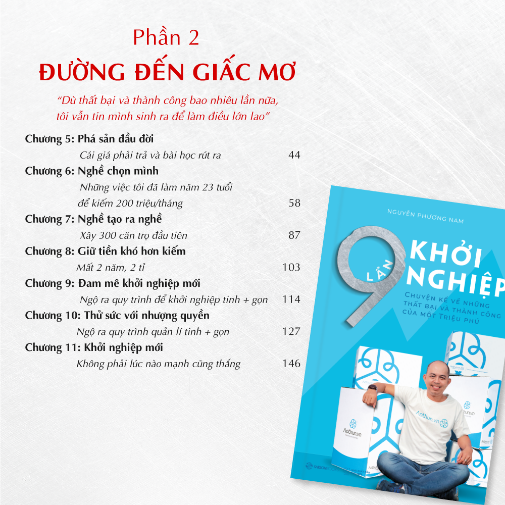 9 Lần Khởi Nghiệp - Chuyện Kể Về Những Thất Bại Và Thành Công Của Một Triệu Phú