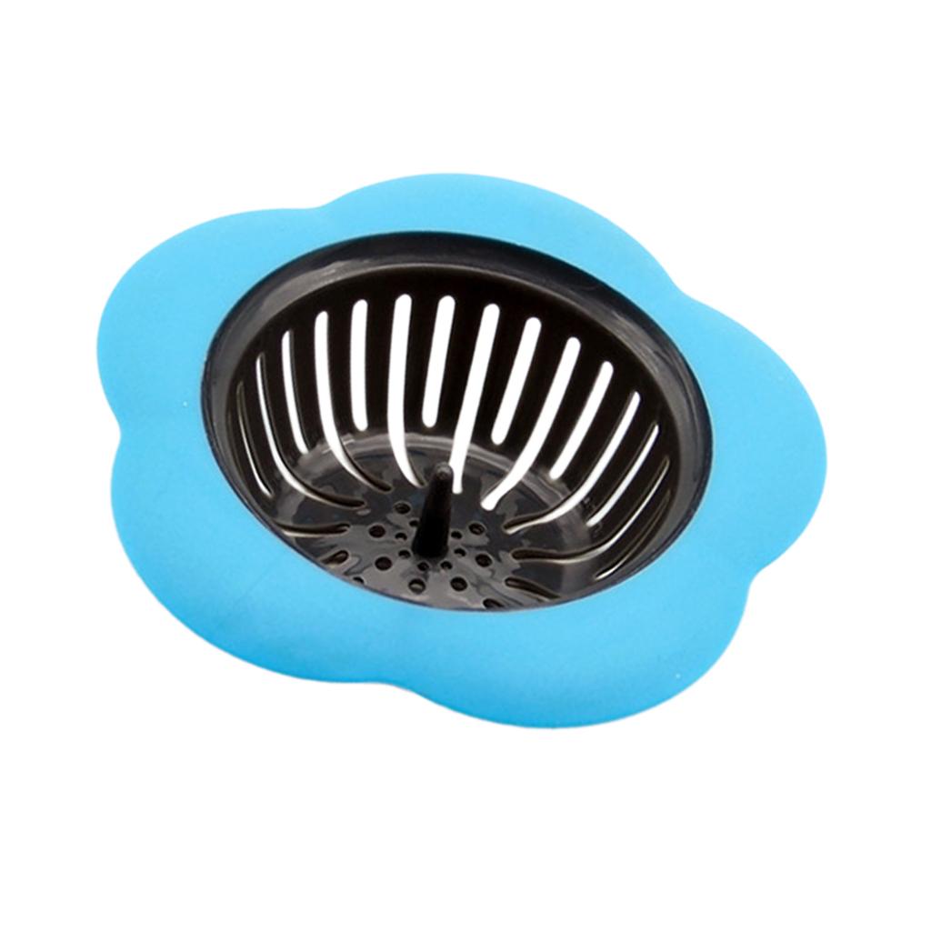 2Pcs Kitchen Drain Shower Tub Strainer Cover Sink Trap Basin Stopper