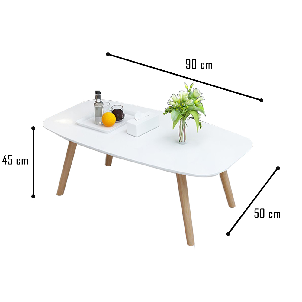Bàn trà ngồi bệt - GP101, bàn sofa decor phòng khách đa năng phong cách hiện đại