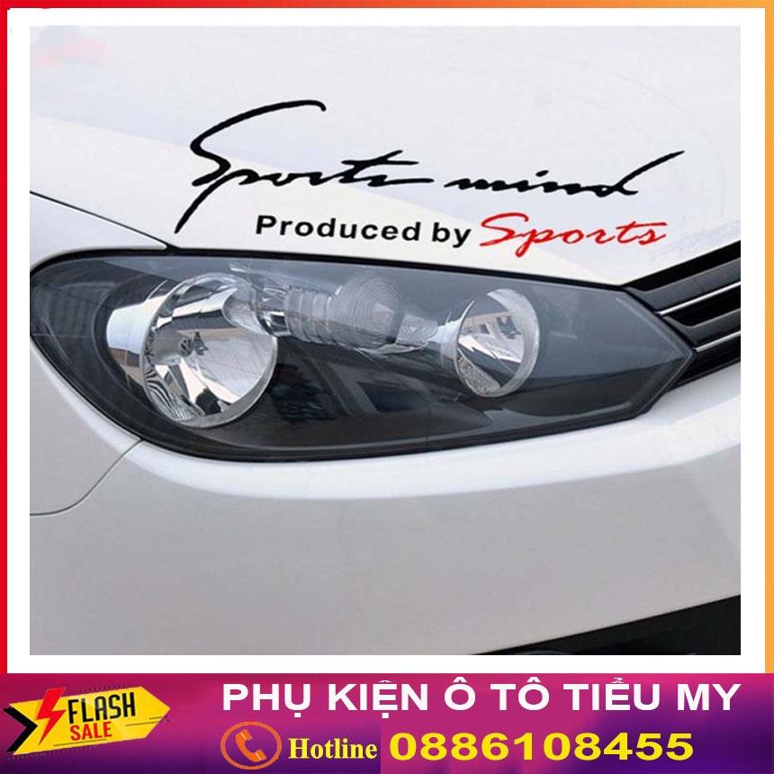 Tem dán trang trí ô tô decal dán trang trí ô tô Sport, tem dán sườn xe tạo dáng xe thể thao hấp dẫn