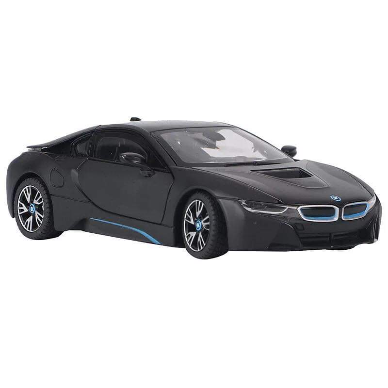 Mô hình xe BMW i8 1:24 hiệu Rastars - 56700 (đen)