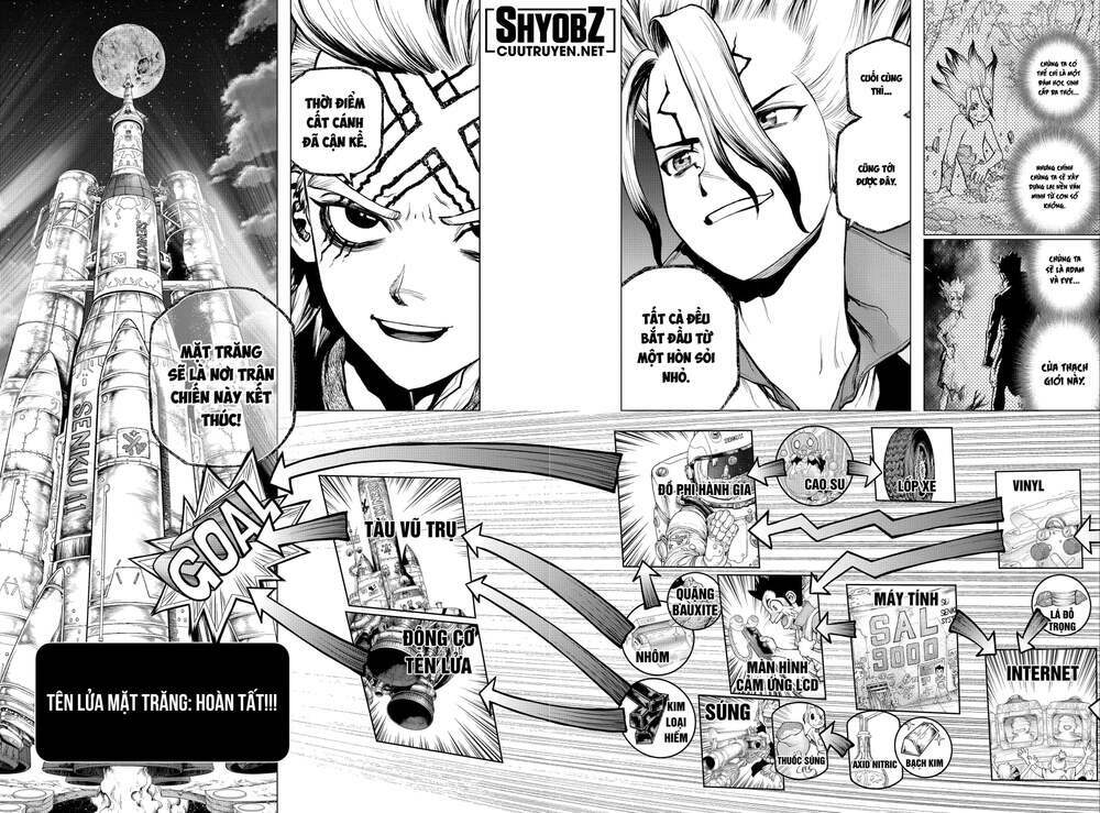 dr.stone - hồi sinh thế giới chapter 222 22