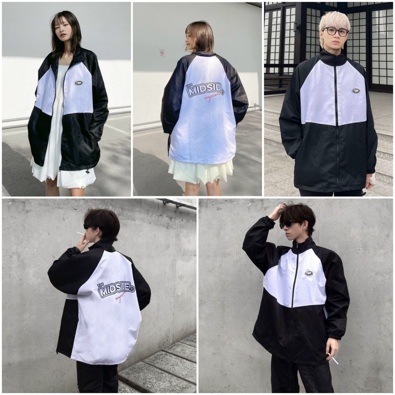 Hình ảnh áO Khoác Dù Bomber Nam Nữ ZZA Unisex 2 lớp đủ Size, Áo khoác dù in logo TMS bao đẹp, Áo khoác bomber dù unisex 2 lớp,Áo khoác dù TMS LOGO JACKET, áo khoác dù gió thể thao unisex ulzzang from rộng phong cách hàn quốc