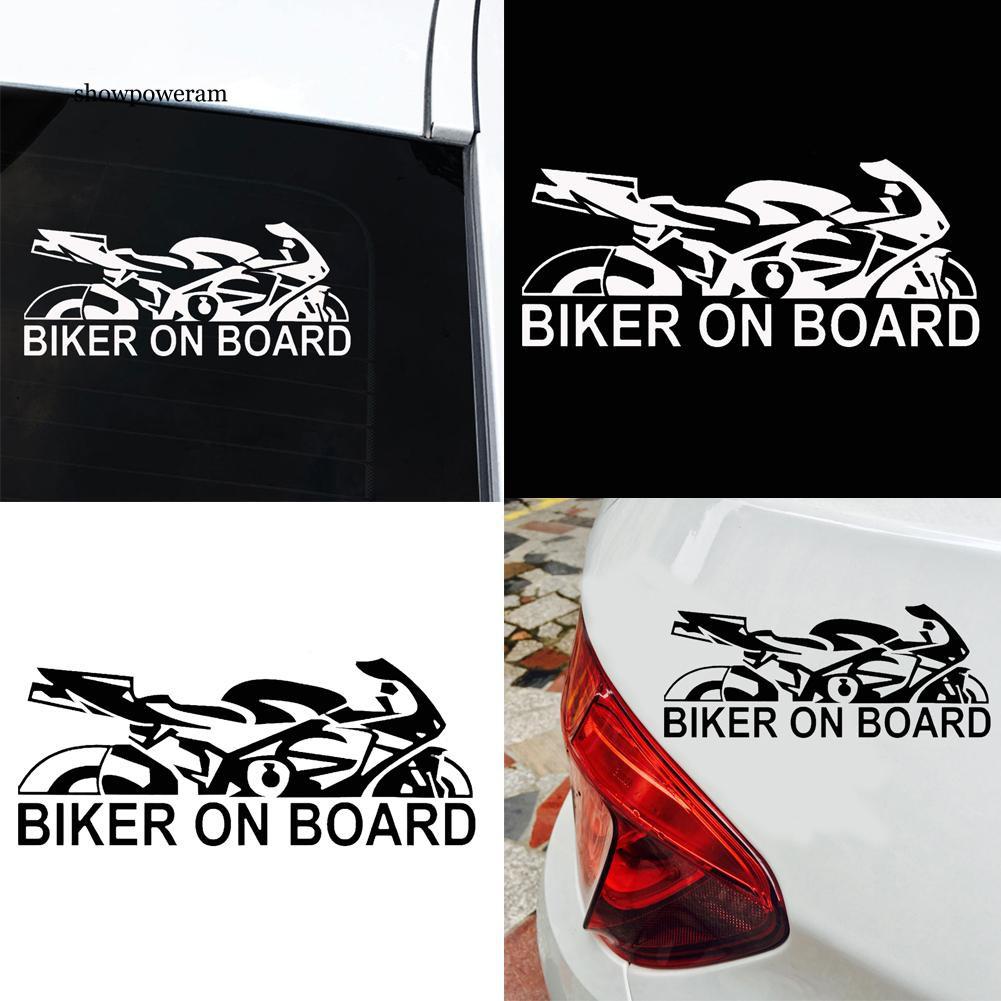 Decal dán trang trí phản quang " Baby on Board " cho xe hơi / xe máy