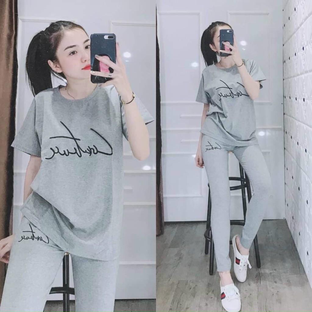(RẺ VÔ ĐỊCH - KÈM ẢNH THẬT) {Có bigsize tới 85kg} Đồ bộ, set bộ đồ thun nữ quần dài mặc nhà siêu đẹp