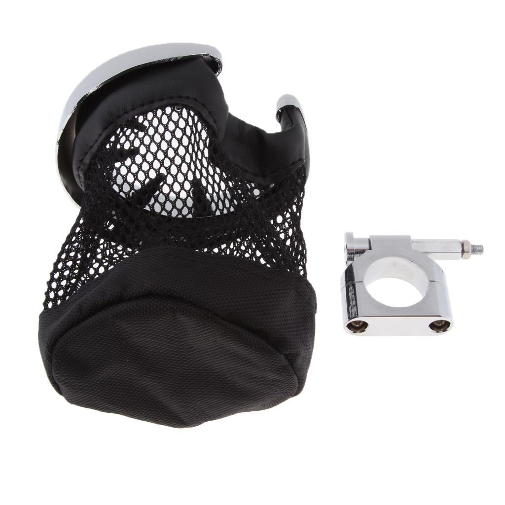 Motorbike Cup Holder Handlebar Mount with Basket for
