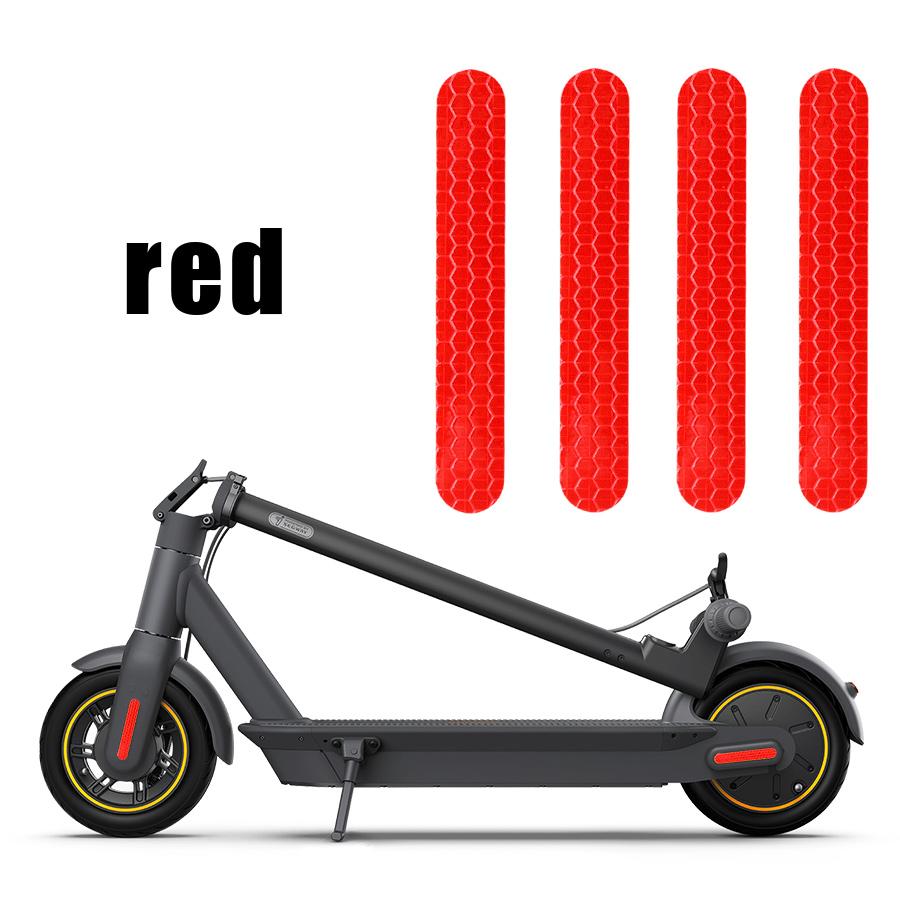 Bánh xe phía sau chống thấm nước phía trước Bìa sticker eflective cho Ninebot Max G30 Scooter CẢNH BÁO BẮT Color: Max g30 Sky blue