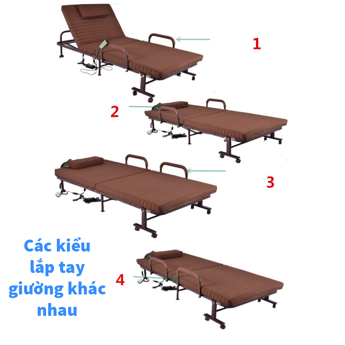 Giường gấp Tự động - Giường xếp điều khiển- Sofa giường gấp gọn thông minh -HQ85