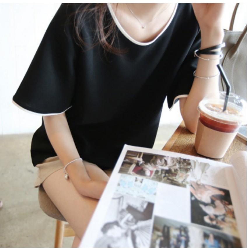 Áo thun nữ ngắn tay phong cách Hàn Quốc 206352