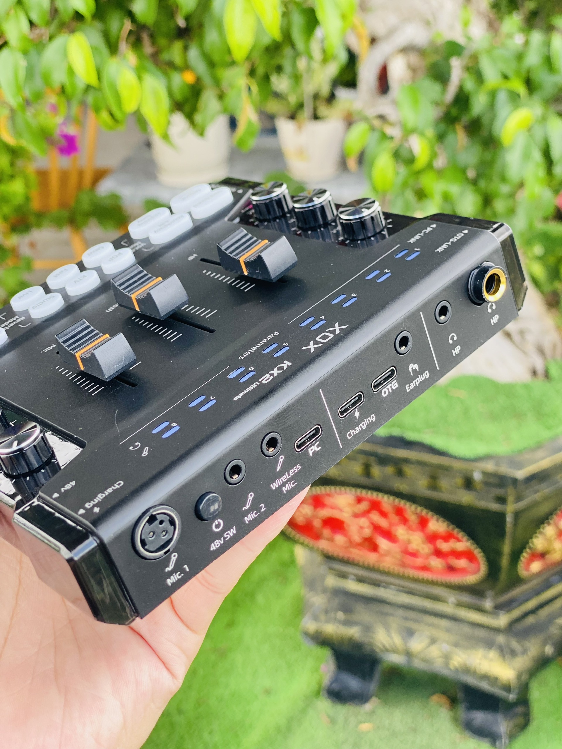 Soundcard Thu Âm Livestream  kX2 48V 2025 DSP Chuẩn Studio, Ghi Âm &amp; Phát Live Cực Nét , Chuyên Phòng Thu Cao Cấp Hàng Nhập Khẩu
