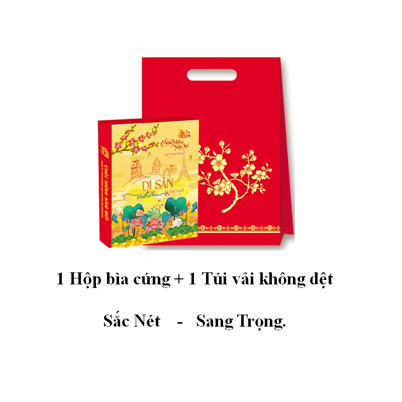 Lịch Bloc 2024 - Bloc lịch cỡ lớn kích thước 30 x 40 cm - NH02