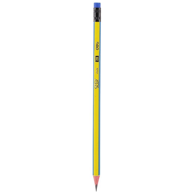Bút Chì Gỗ 2B Deli Pop! U52600 (Mẫu Màu Giao Ngẫu Nhiên)