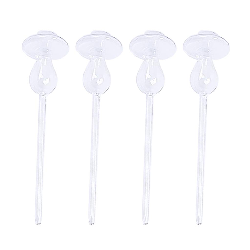 4X Vật Có Kính Tự Tưới Cây Bóng Đèn Tự Động Trong Suốt Rõ Nét Mini Hình Cây Nấm