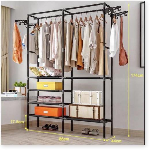 Kệ treo quần áo Simple Hanger Japan 86x44x175cm - Gia Dụng SG