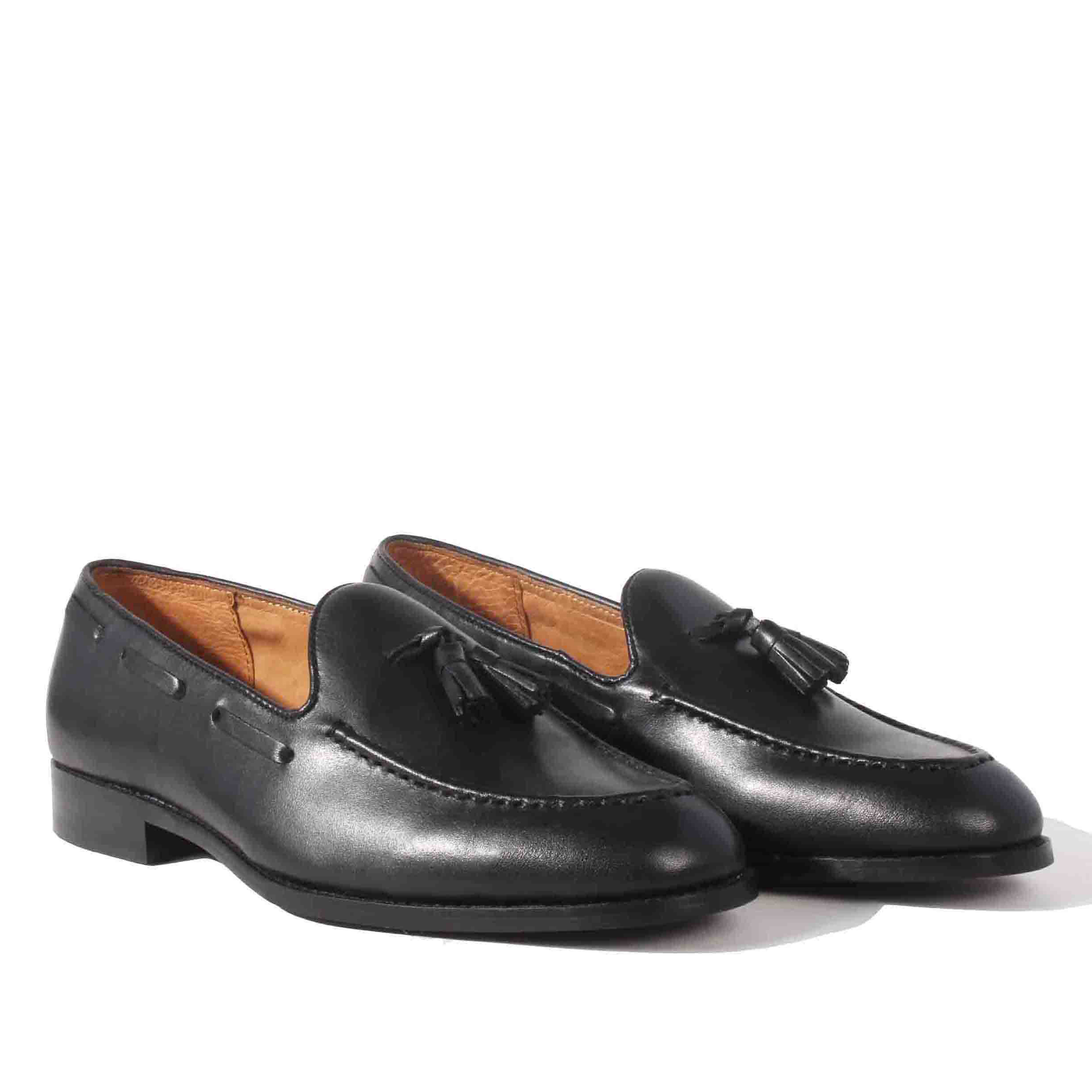 Giày Tây Lười Công Sở Banuli Nam Tassel Loafers K3TL1M0