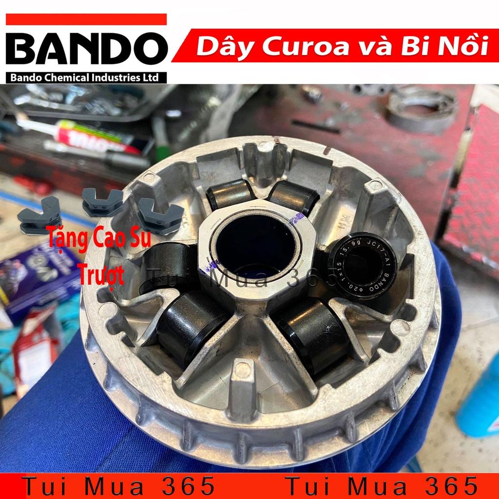 DÂY CUROA và BI NỒI BANDO HONDA AIR BLADE 125CC, Vario, PCX, SH Mode, LEAD 125, CLICK 125