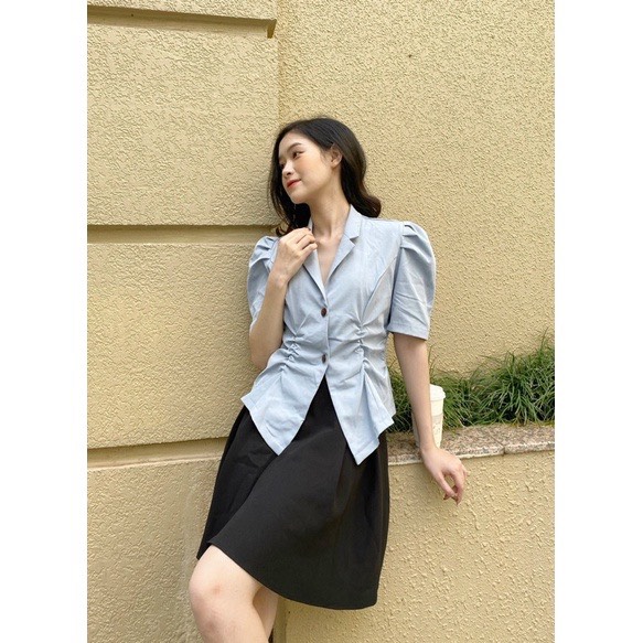 YU CHERRY | Áo nữ Wrap Line Blazer YA390