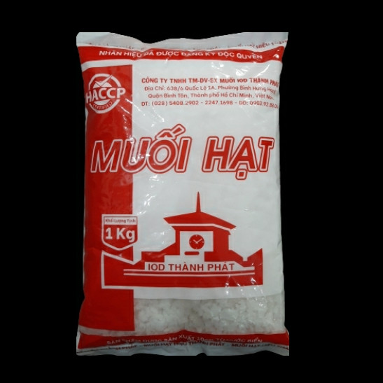 Muối hạt loại 1kg/ 1 gói