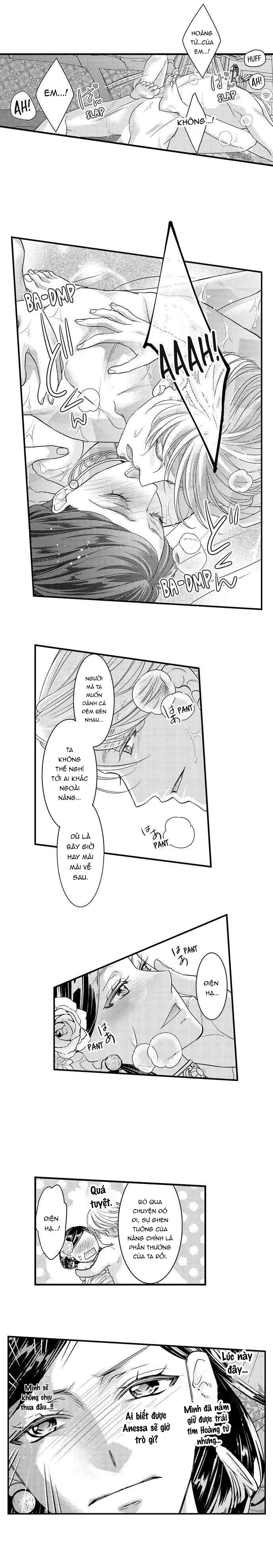 chuyển sinh vào thế giới khác ~ nếu muốn trở thành nữ hoàng hãy tìm cách để được hoàng đế sủng ái vào ban đêm chapter 43.2 4