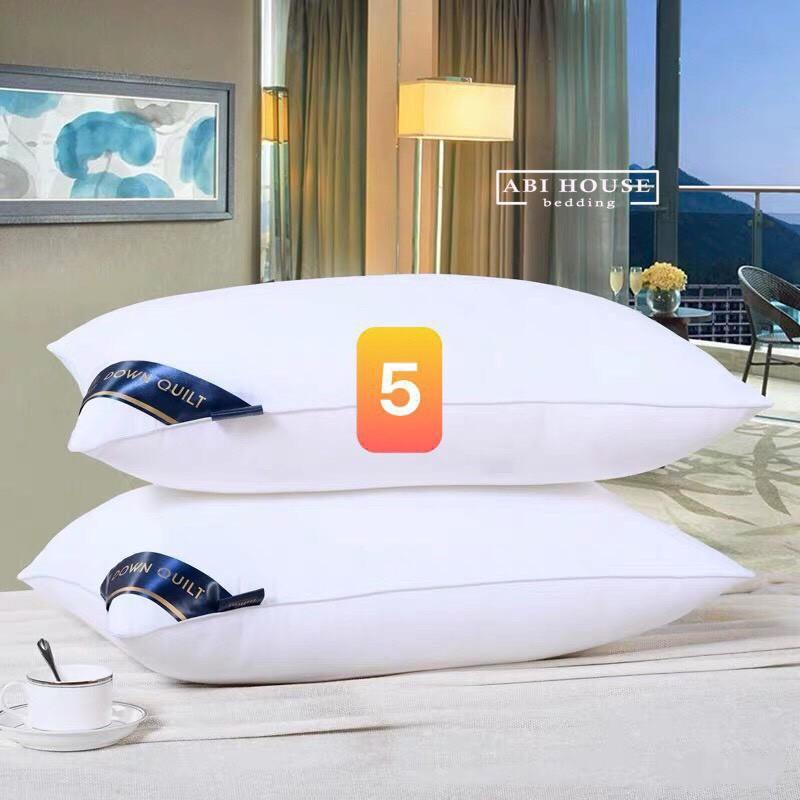 Ruột gối Pillow kích thước 45 x 65 cm 1.3Kg – Không xẹp, thoáng mồ hôi – Hàng xuất khẩu cao cấp