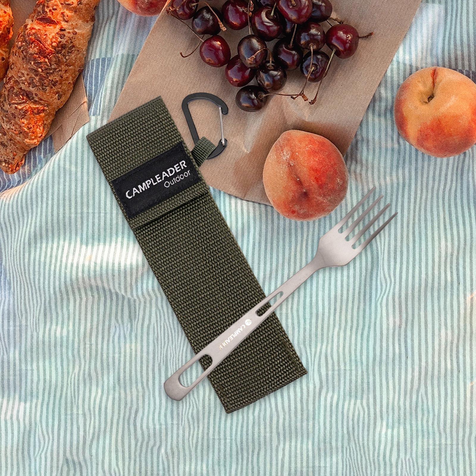 Titanium Camping Tableware Durable Ultralight for Backpacking Tableware