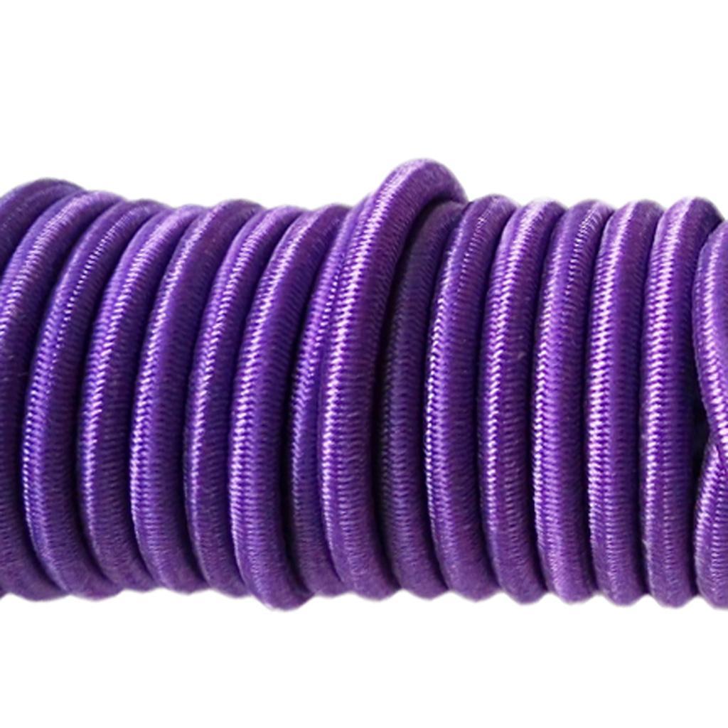 3pcs 5mm ELASTIC BUNGEE ROPE SHOCK CORD TIE DOWN, ROOF RACKS TRAILERS BOATS