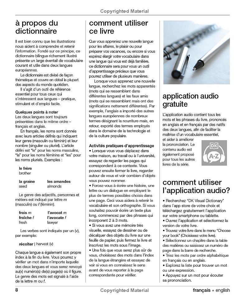 Sách ngoại văn: French English Bilingual Visual Dictionary