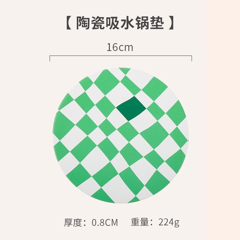 Tấm Lót Bàn Ăn Bằng Sứ Cách Nhiệt Chống Bỏng Sáng Tạo Tiện Dụng