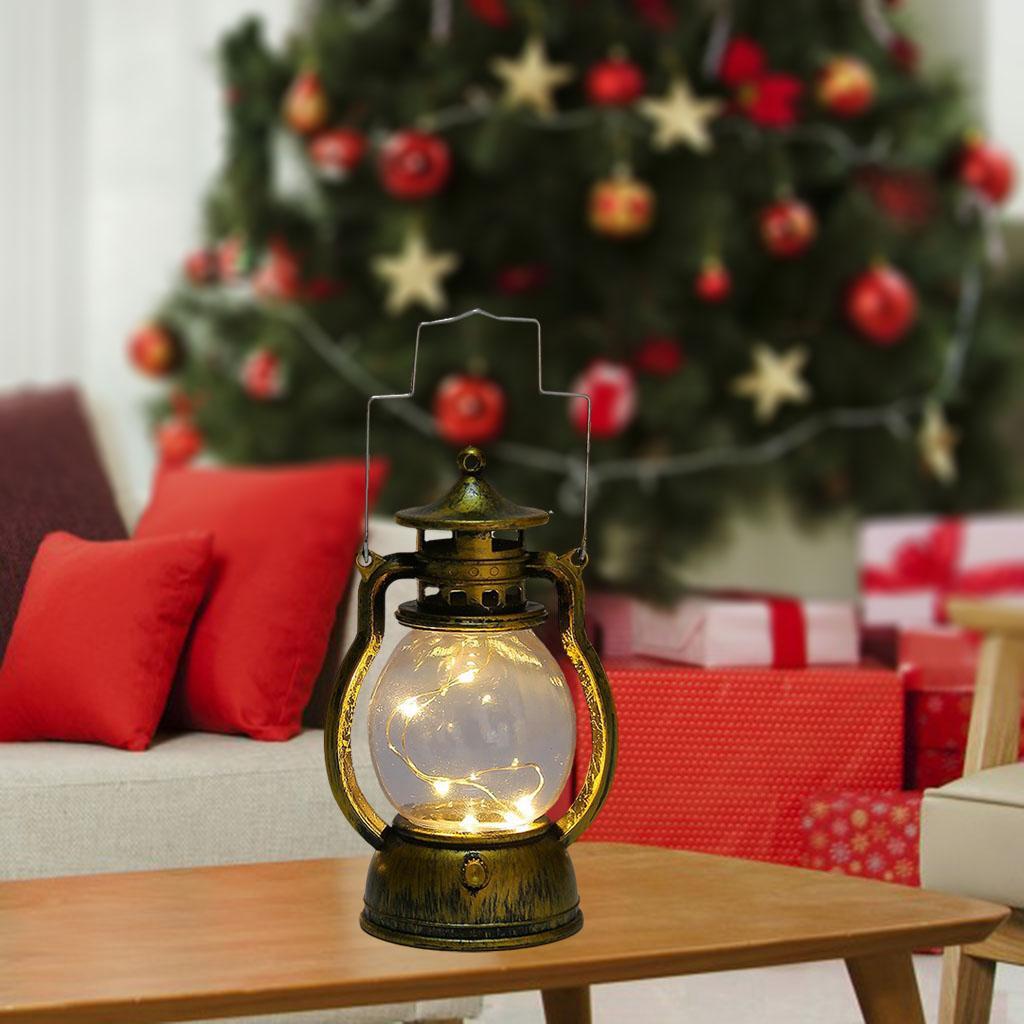 2-20pack Decorative Oil Lamp Christmas LED Lantern Lamp Hanging Lantern for Home