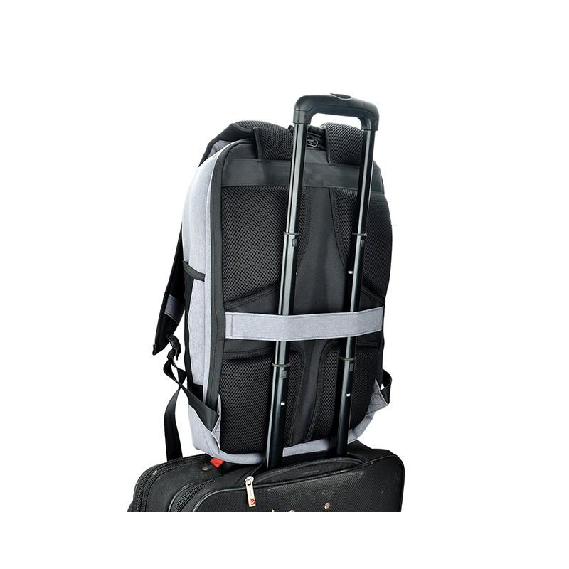 Balo AGVA Traveller Daypack 15.6 inch - Mã LTB357GREY (Xám) - Ba lô Phù hợp du lịch ngắn ngày - Có ngăn đựng giày riêng - Bảo hành chính hãng 2 năm
