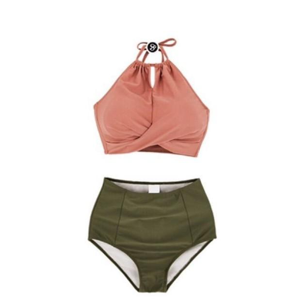 Bikini Áo Tắm Cổ Tròn Buộc Sau Hottrend 2021 Sang Chảnh Xịn Đẹp Sexy