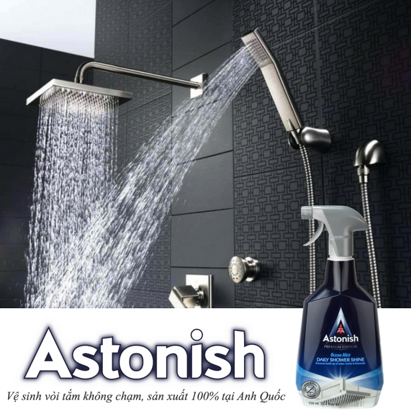 BÌNH XỊT VỆ SINH VÒI TẮM KHÔNG CHẠM ASTONISH C6730 750ML