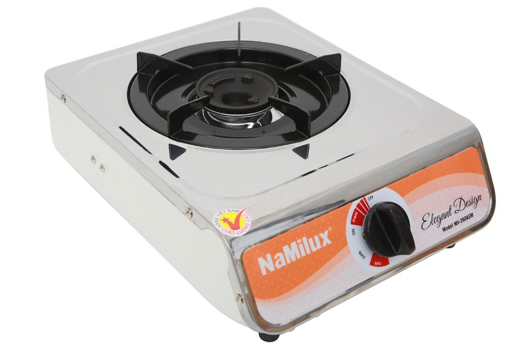 Bếp Gas Đơn NaMilux NH-260ASM - Bạc Inox - Hàng chính hãng