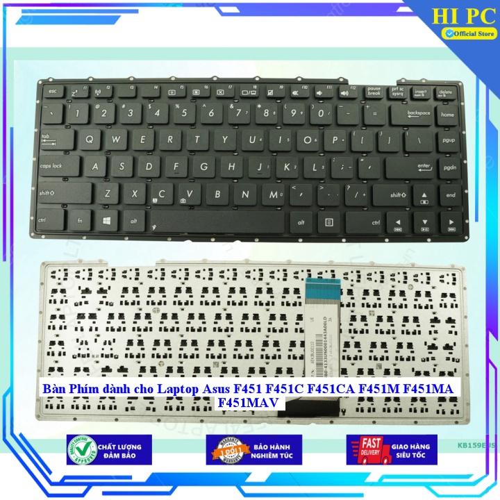 Bàn Phím dành cho Laptop Asus F451 F451C F451CA F451M F451MA F451MAV - Hàng Nhập Khẩu