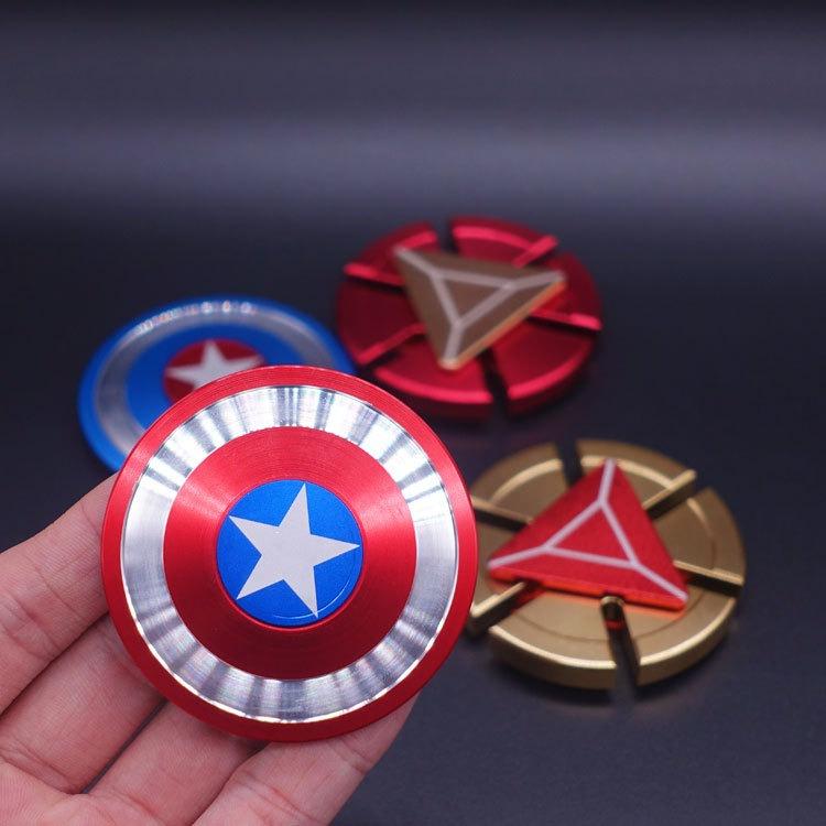 Con quay Fidget Spinner Người Khổng Lồ Xanh Hulk Caption American bằng kim loại cực chất