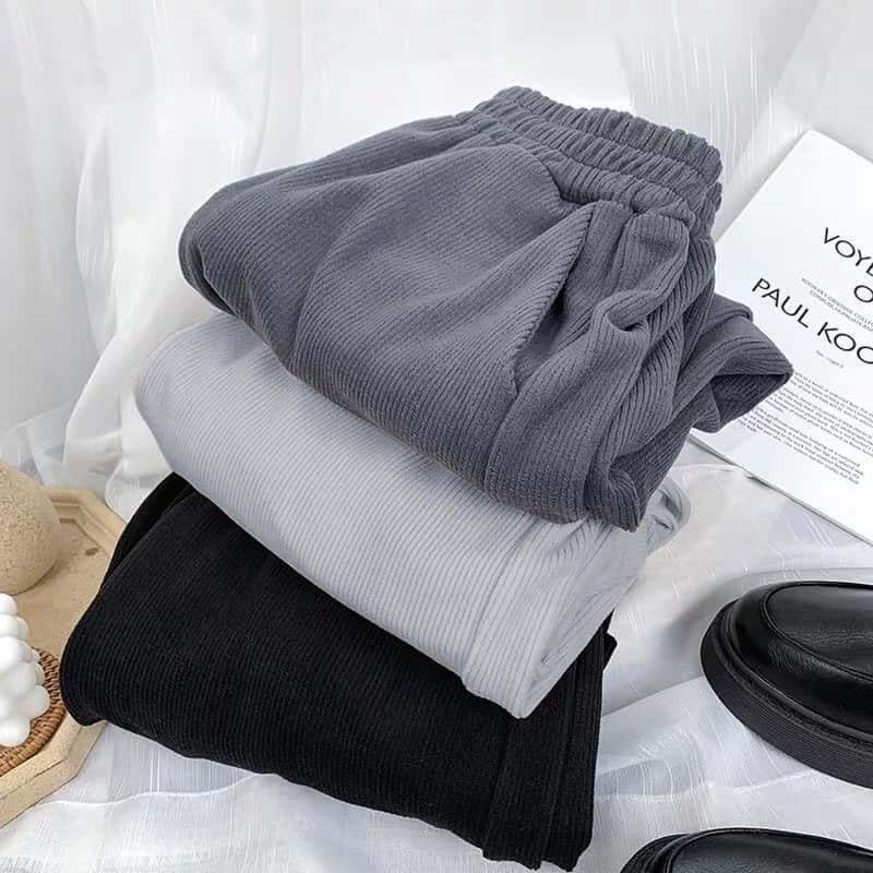 Quần BOM NỈ TĂM NHUNG kiểu dáng khỏe khoắn, năng động