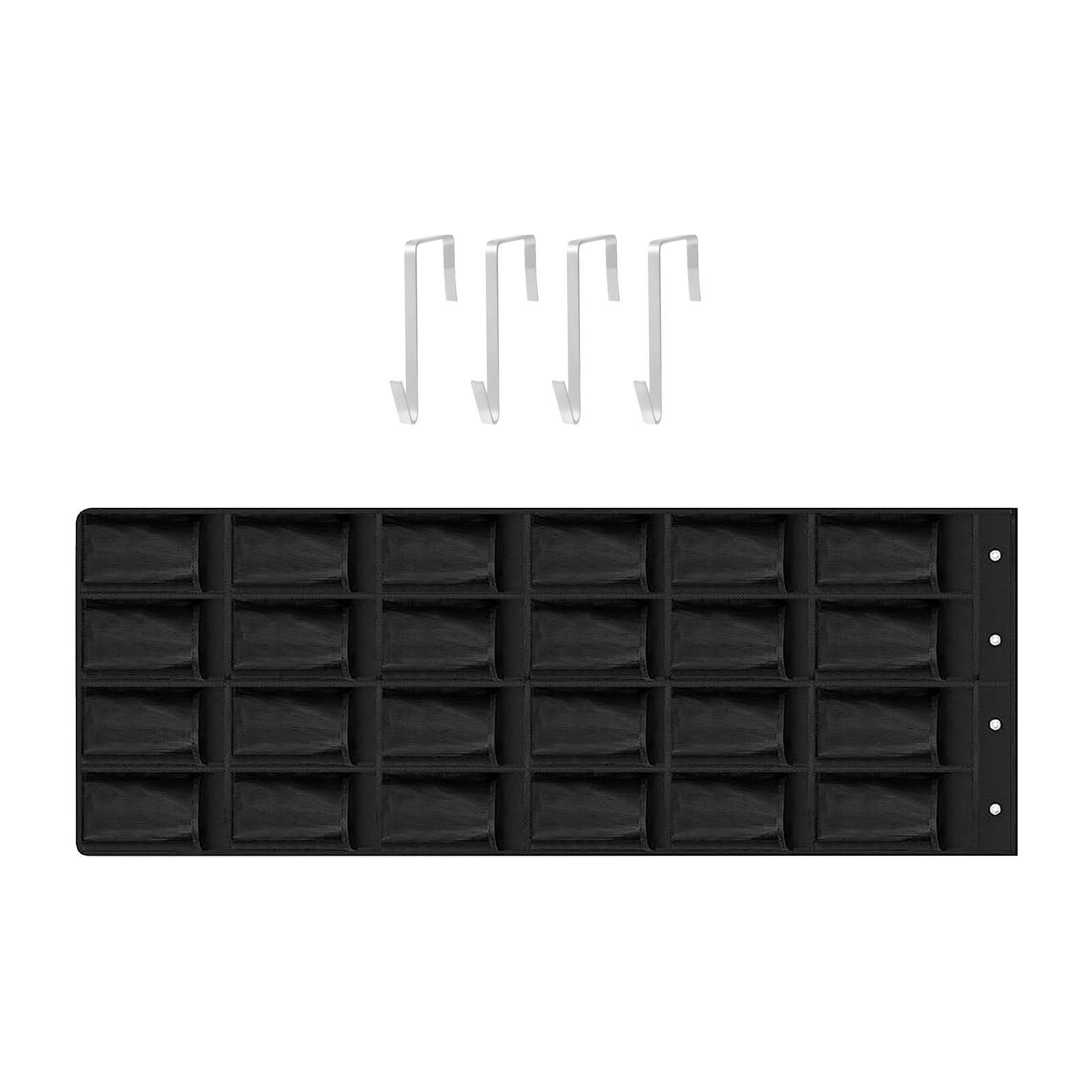 Large Pockets over The Door Shoe Organizer Multi Function Space Saver Shoe Hanger Shoe Rack Shoe Storage for Hats Bedroom Living Room Keys