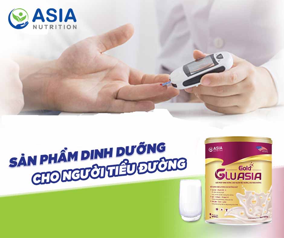 Sữa bột Glu Asia Gold dinh dưỡng chuyên biệt dành cho người tiểu đường