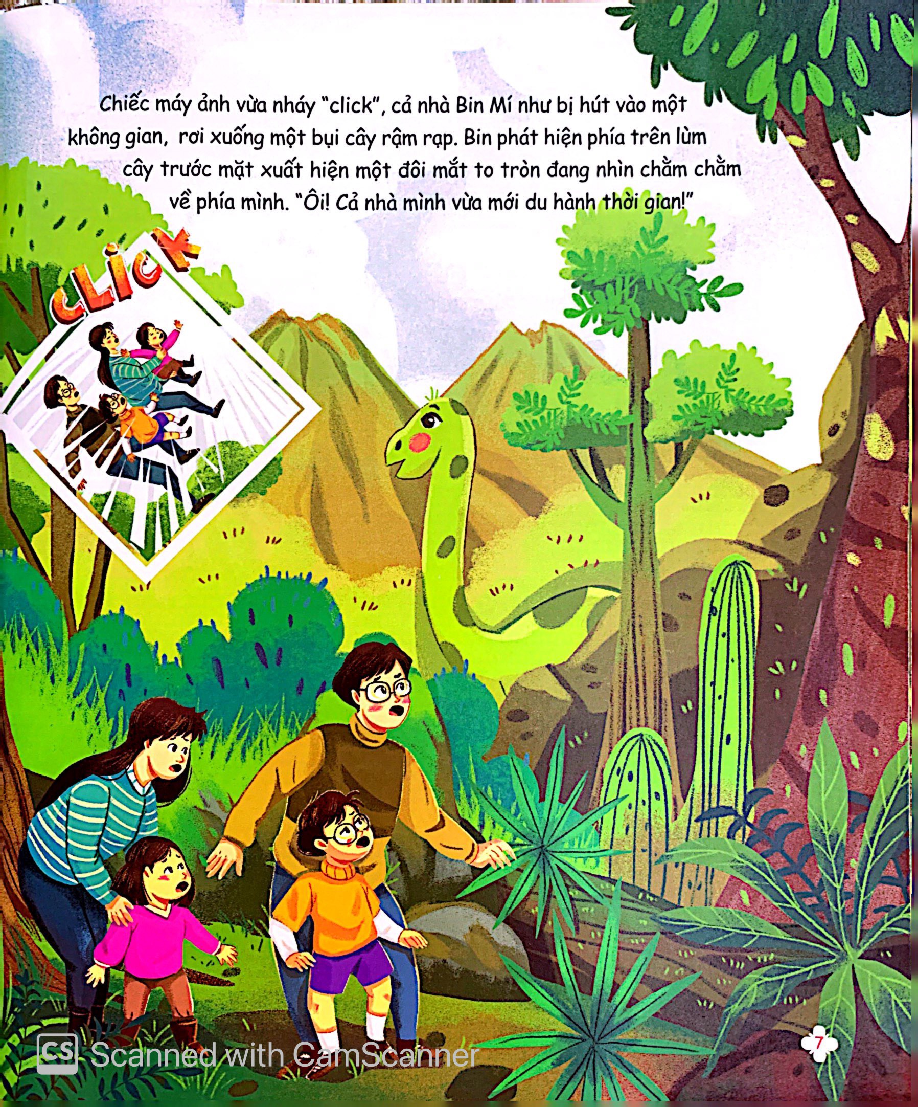 Benito - Sách thiếu nhi - Cùng bố khám phá thế giới - Bất ngờ lạc vào thời tiền sử - Linh Lan Books