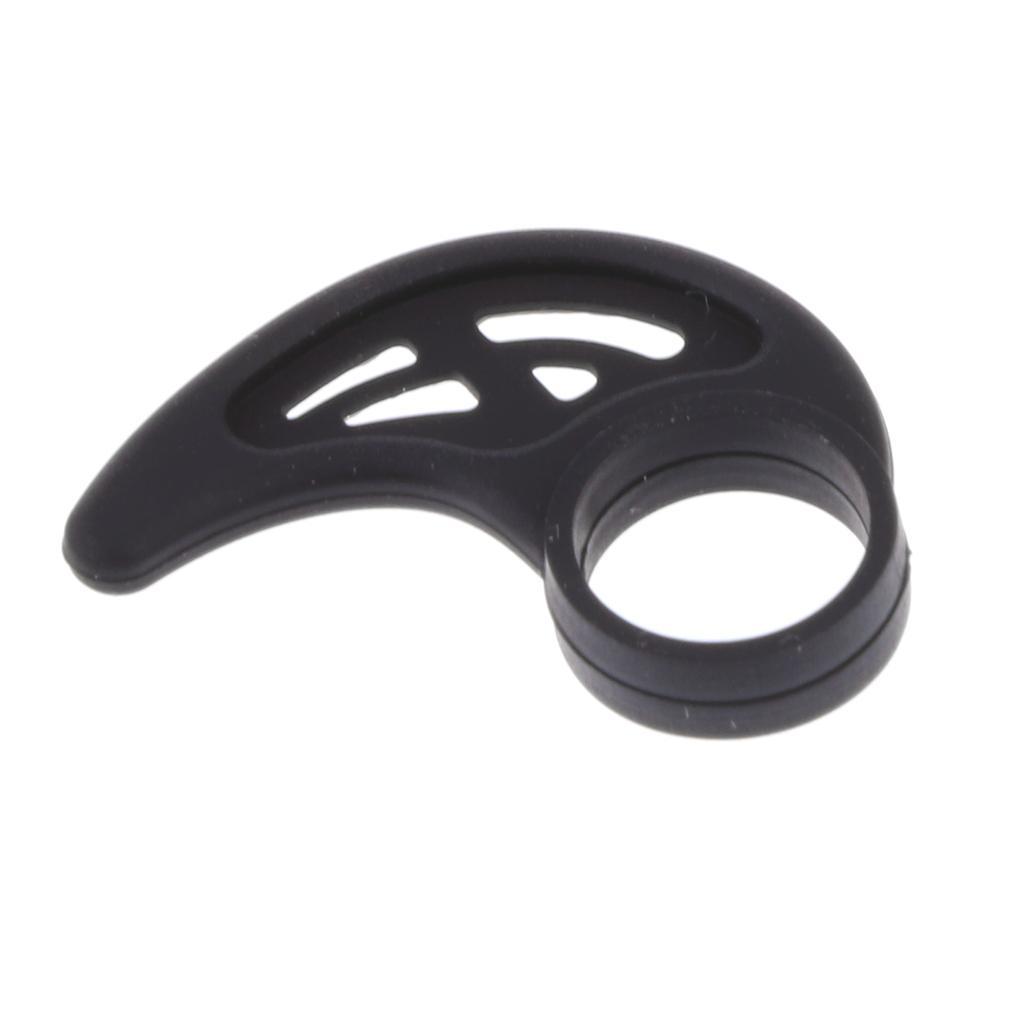 10 Pieces Silicone Shaped Fitness Earbud Earhook Loop for Headset Black