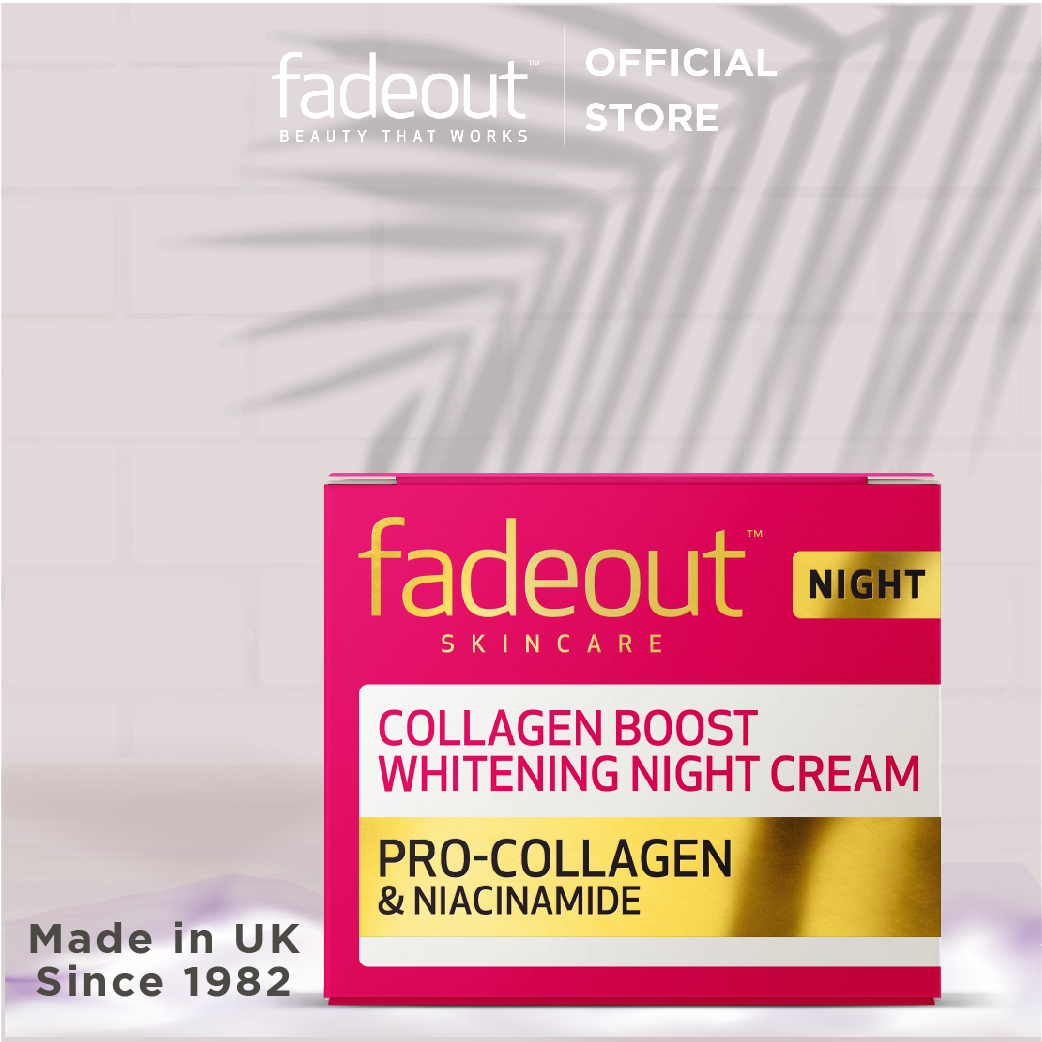 KEM DƯỠNG TRẮNG DA TĂNG CƯỜNG COLLAGEN BAN ĐÊM - FADEOUT COLLAGEN BOOST WHITENING NIGHT CREAM 50ML