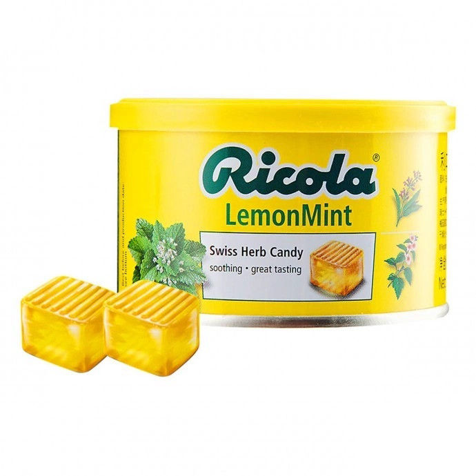 Kẹo Ricola Thảo mộc Thụy Sĩ 100g - Lemon Mint