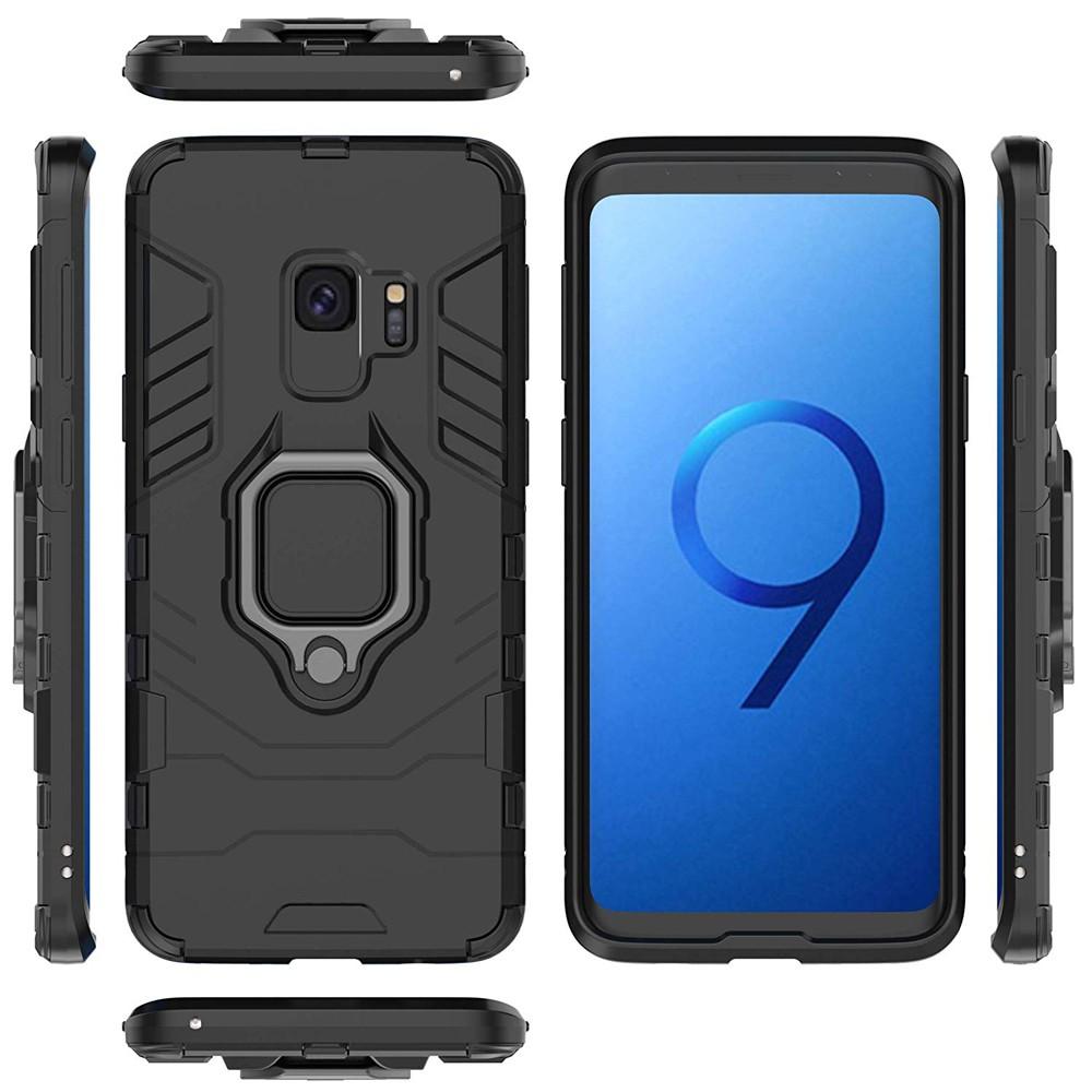 Ốp lưng cho Samsung S9 iron man chống sốc kèm nhẫn xoay chống xem video bảo vệ camera
