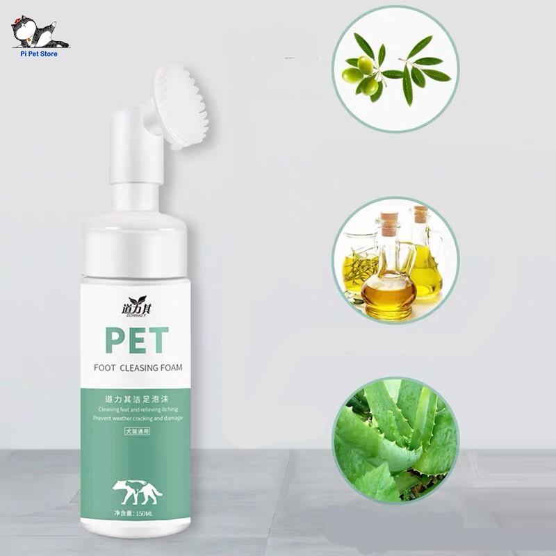 Bọt Rửa Bàn Chân cho Chó - Dụng Cụ Làm Sạch Chân Chó Mèo - Vệ Sinh cho Chó, Mèo 150ml